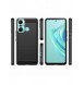 Carbon Case fodral för Infinix Hot 20 Play flexibelt silikon kolfodral svart