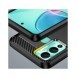 Carbon Case-fodral för Infinix Hot 12 Play NFC / Hot 12 Play flexibelt silikon kolfodral svart