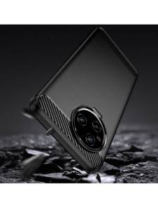 Carbon Case Cover för Infinix Note 12 (2023) / Infinix Note 12 Pro Flexible Silikon Carbon Cover Black