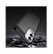 Carbon Case väska för Infinix Note 12i flexibel silikon kolfodral svart