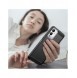Carbon Case väska för Infinix Note 12i flexibel silikon kolfodral svart