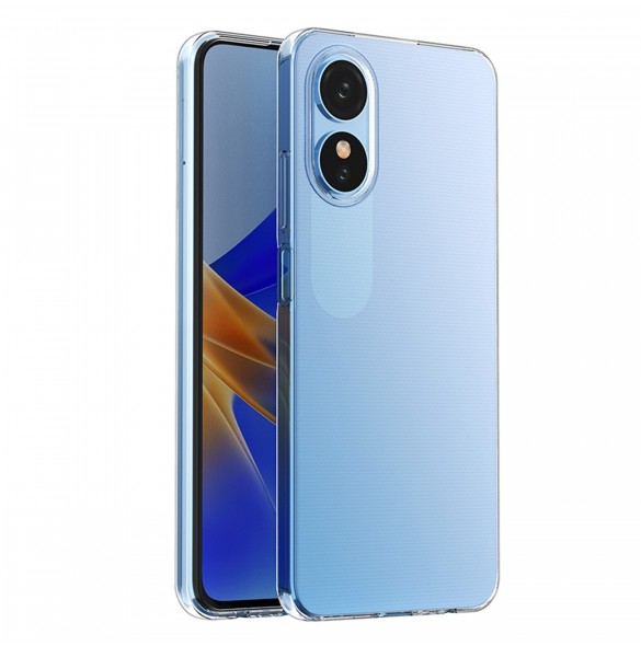 Ultra Clear 0,5 mm fodral för Oppo A17 tunt skydd transparent