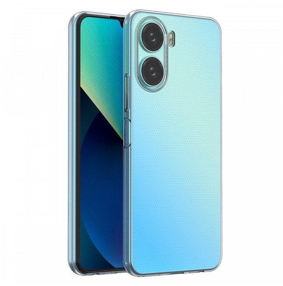 Ultra Clear 0,5 mm fodral för Vivo Y16 / Vivo Y02s tunna skydd transparent