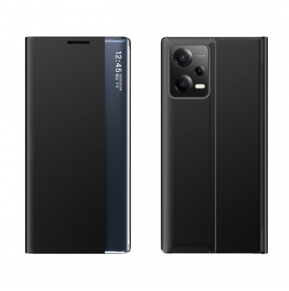 Nytt sovfodral för Xiaomi Redmi Note 12 5G / Poco X5 5G fodral med flipstativ svart