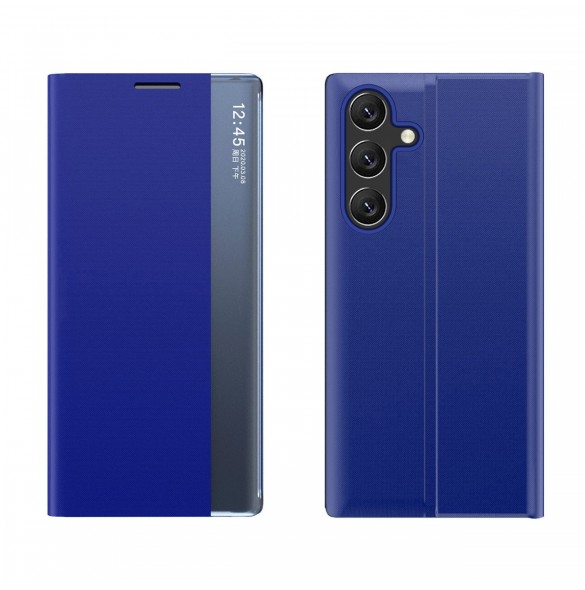 Nytt sömnfodral till Samsung Galaxy A24 4G skal med flipstativ blå