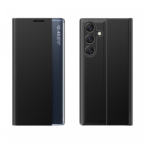 Nytt sömnfodral till Samsung Galaxy A24 4G skal med flipstativ svart