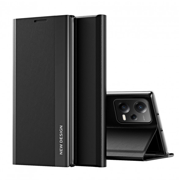 Sleep Case Pro-fodral för Xiaomi Redmi Note 12 5G / Poco X5 5G med flipstativ svart