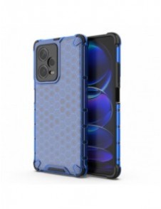 Honeycomb-fodral till Xiaomi Redmi Note 12 Pro+ bepansrat hybridfodral blå