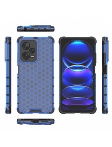 Honeycomb-fodral till Xiaomi Redmi Note 12 Pro+ bepansrat hybridfodral blå