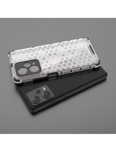 Honeycomb-fodral till Xiaomi Redmi Note 12 Pro+ bepansrat hybridfodral blå