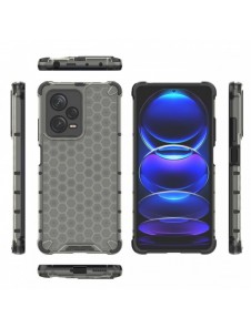 Honeycomb-fodral till Xiaomi Redmi Note 12 Pro+ pansarhybridfodral svart