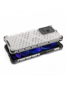 Honeycomb-fodral till Xiaomi Redmi Note 12 Pro+ pansarhybridfodral svart