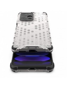 Honeycomb-fodral till Xiaomi Redmi Note 12 Pro+ pansarhybridfodral svart