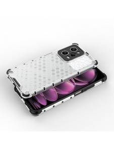 Honeycomb fodral för Xiaomi Redmi Note 12 Pro / Poco X5 Pro 5G pansarhybridfodral blå