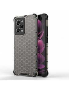 Honeycomb-fodral för Xiaomi Redmi Note 12 Pro / Poco X5 Pro 5G pansarhybridskal svart
