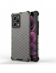 Honeycomb-fodral för Xiaomi Redmi Note 12 Pro / Poco X5 Pro 5G pansarhybridskal svart