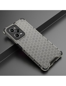 Honeycomb-fodral för Xiaomi Redmi Note 12 Pro / Poco X5 Pro 5G pansarhybridskal svart