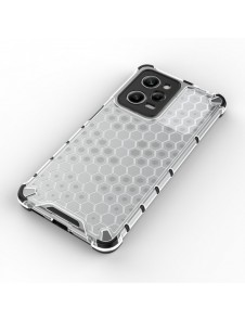 Honeycomb-fodral för Xiaomi Redmi Note 12 Pro / Poco X5 Pro 5G pansarhybridskal svart