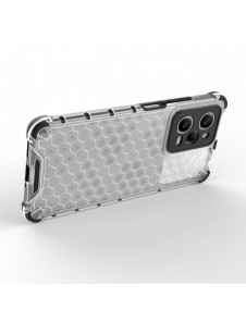 Honeycomb-fodral för Xiaomi Redmi Note 12 Pro / Poco X5 Pro 5G pansarhybridskal svart