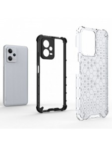 Honeycomb fodral för Xiaomi Redmi Note 12 5G / Poco X5 5G pansarhybridfodral blå