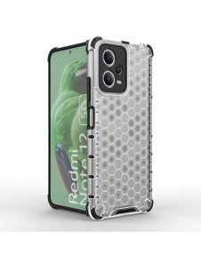 Honeycomb fodral för Xiaomi Redmi Note 12 5G / Poco X5 5G pansarhybridfodral blå