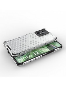 Honeycomb fodral för Xiaomi Redmi Note 12 5G / Poco X5 5G pansarhybridfodral blå