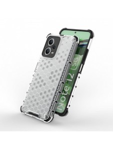 Honeycomb fodral för Xiaomi Redmi Note 12 5G / Poco X5 5G pansarhybridfodral blå