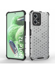 Honeycomb-fodral för Xiaomi Redmi Note 12 5G / Poco X5 5G pansarhybridskydd svart