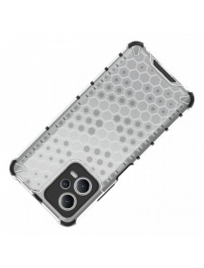 Honeycomb-fodral för Xiaomi Redmi Note 12 5G / Poco X5 5G pansarhybridskydd svart