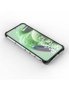 Honeycomb-fodral för Xiaomi Redmi Note 12 5G / Poco X5 5G pansarhybridskydd svart