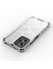 Honeycomb-fodral för Xiaomi Redmi Note 12 5G / Poco X5 5G pansarhybridskydd svart