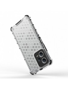 Honeycomb-fodral för Xiaomi Redmi Note 12 5G / Poco X5 5G pansarhybridskydd svart