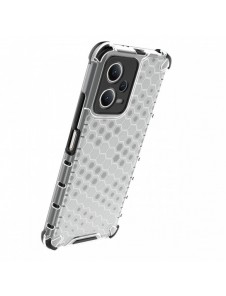 Honeycomb-fodral för Xiaomi Redmi Note 12 5G / Poco X5 5G pansarhybridskydd svart