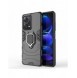 Ring Armor fodral för Xiaomi Redmi Note 12 Pro+ pansarskydd magnetisk hållare ring svart