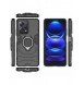 Ring Armor fodral för Xiaomi Redmi Note 12 Pro+ pansarskydd magnetisk hållare ring svart