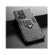 Ring Armor fodral för Xiaomi Redmi Note 12 Pro+ pansarskydd magnetisk hållare ring svart