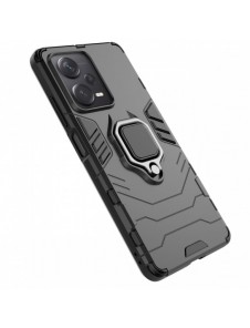 Ring Armor fodral för Xiaomi Redmi Note 12 Pro+ pansarskydd magnetisk hållare ring svart