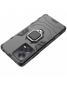 Ring Armor fodral för Xiaomi Redmi Note 12 Pro+ pansarskydd magnetisk hållare ring svart