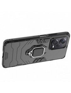 Ring Armor fodral för Xiaomi Redmi Note 12 Pro+ pansarskydd magnetisk hållare ring svart