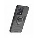 Ring Armor fodral för Xiaomi Redmi Note 12 Pro+ pansarskydd magnetisk hållare ring svart