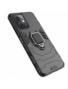 Ring Armor Case för Xiaomi Redmi Note 12 5G / Poco X5 5G Armor Cover Magnetisk Hållare Ring Svart