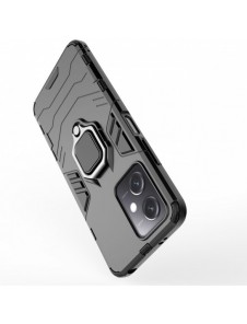 Ring Armor Case för Xiaomi Redmi Note 12 5G / Poco X5 5G Armor Cover Magnetisk Hållare Ring Svart