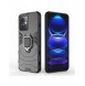 Ring Armor Case för Xiaomi Redmi Note 12 5G / Poco X5 5G Armor Cover Magnetisk Hållare Ring Svart