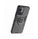 Ring Armor Case för Xiaomi Redmi Note 12 5G / Poco X5 5G Armor Cover Magnetisk Hållare Ring Svart