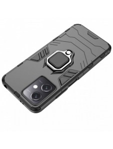 Ring Armor Case för Xiaomi Redmi Note 12 5G / Poco X5 5G Armor Cover Magnetisk Hållare Ring Svart