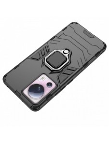 Ring Armor fodral till Xiaomi 13 Lite pansarskydd magnetisk hållare ring svart