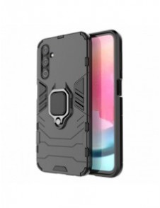Ring Armor fodral till Samsung Galaxy A24 4G pansarskal magnetisk hållare ring svart