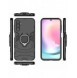 Ring Armor fodral till Samsung Galaxy A24 4G pansarskal magnetisk hållare ring svart