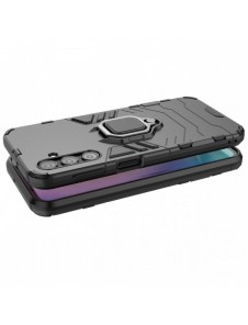 Ring Armor fodral till Samsung Galaxy A24 4G pansarskal magnetisk hållare ring svart