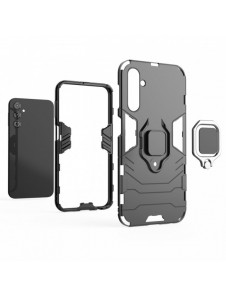 Ring Armor fodral till Samsung Galaxy A24 4G pansarskal magnetisk hållare ring svart